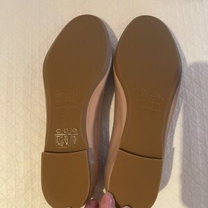 Taupe ballet flats. Never worn.